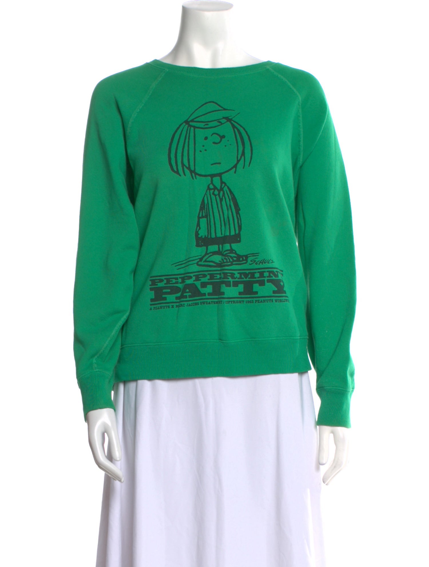 Marc Jacobs x Peanuts Graphic Print Crew Neck Sweatshirt
