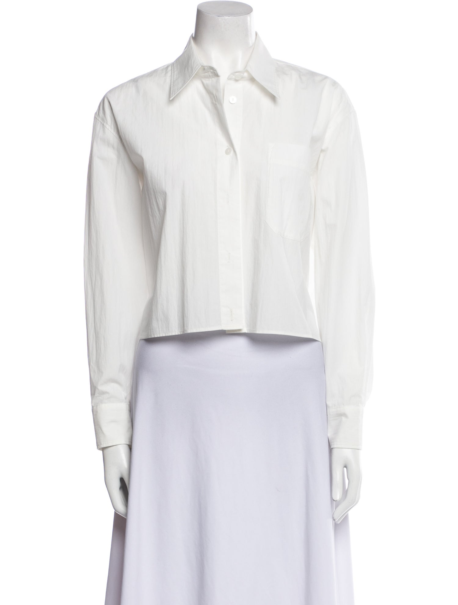 Mijeong Park Long Sleeve Crop Top