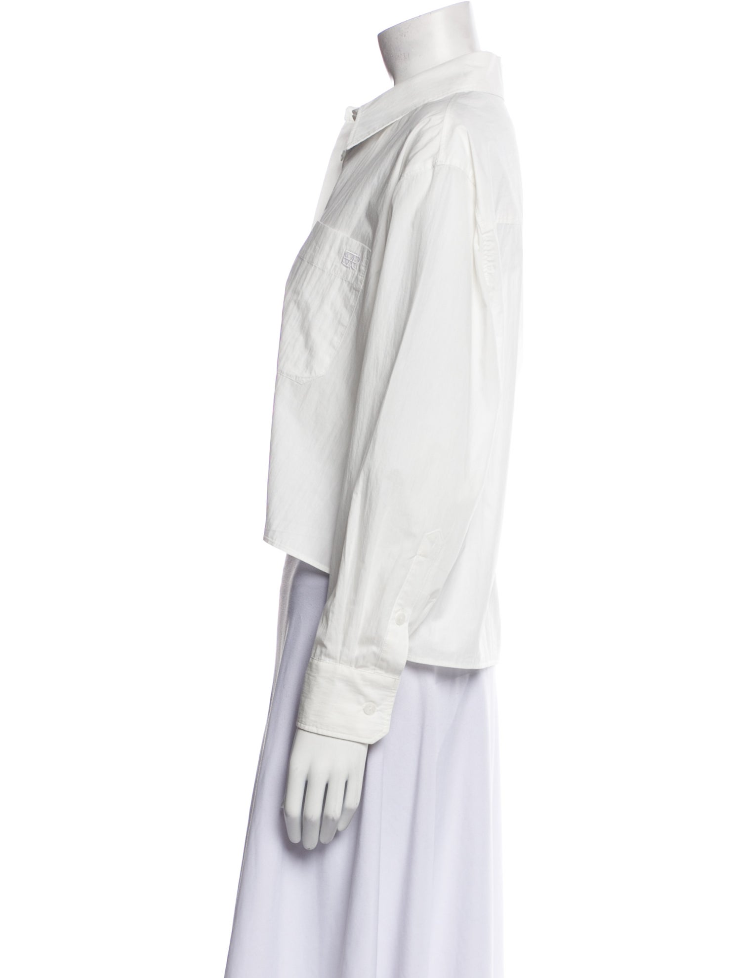 Mijeong Park Long Sleeve Crop Top