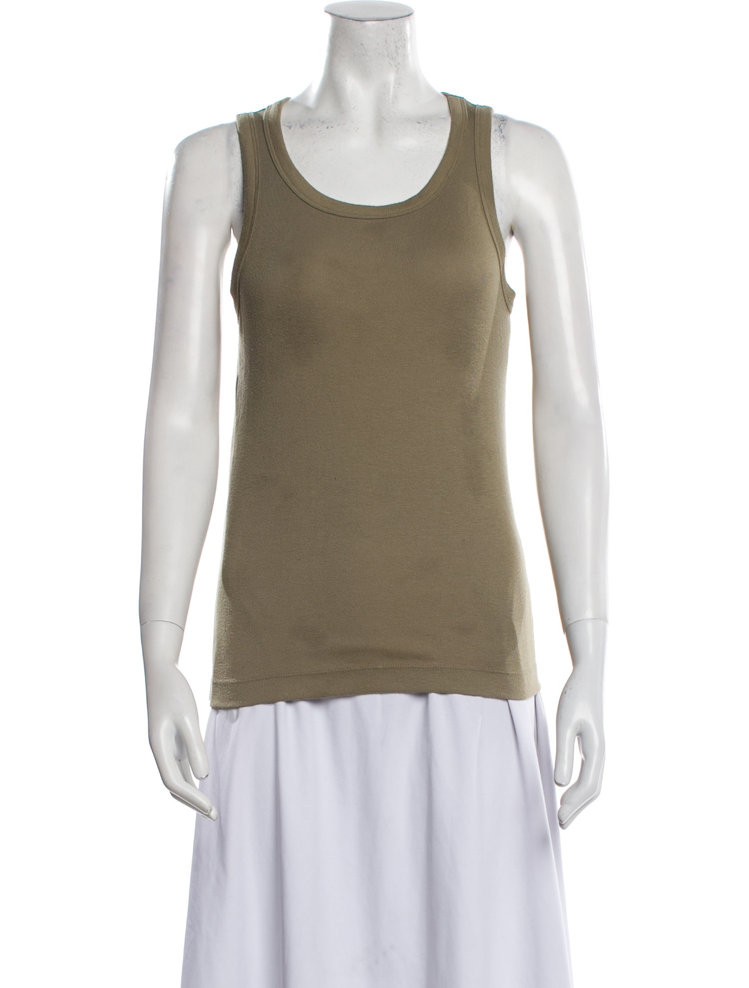 Mijeong Park Scoop Neck Sleeveless Top