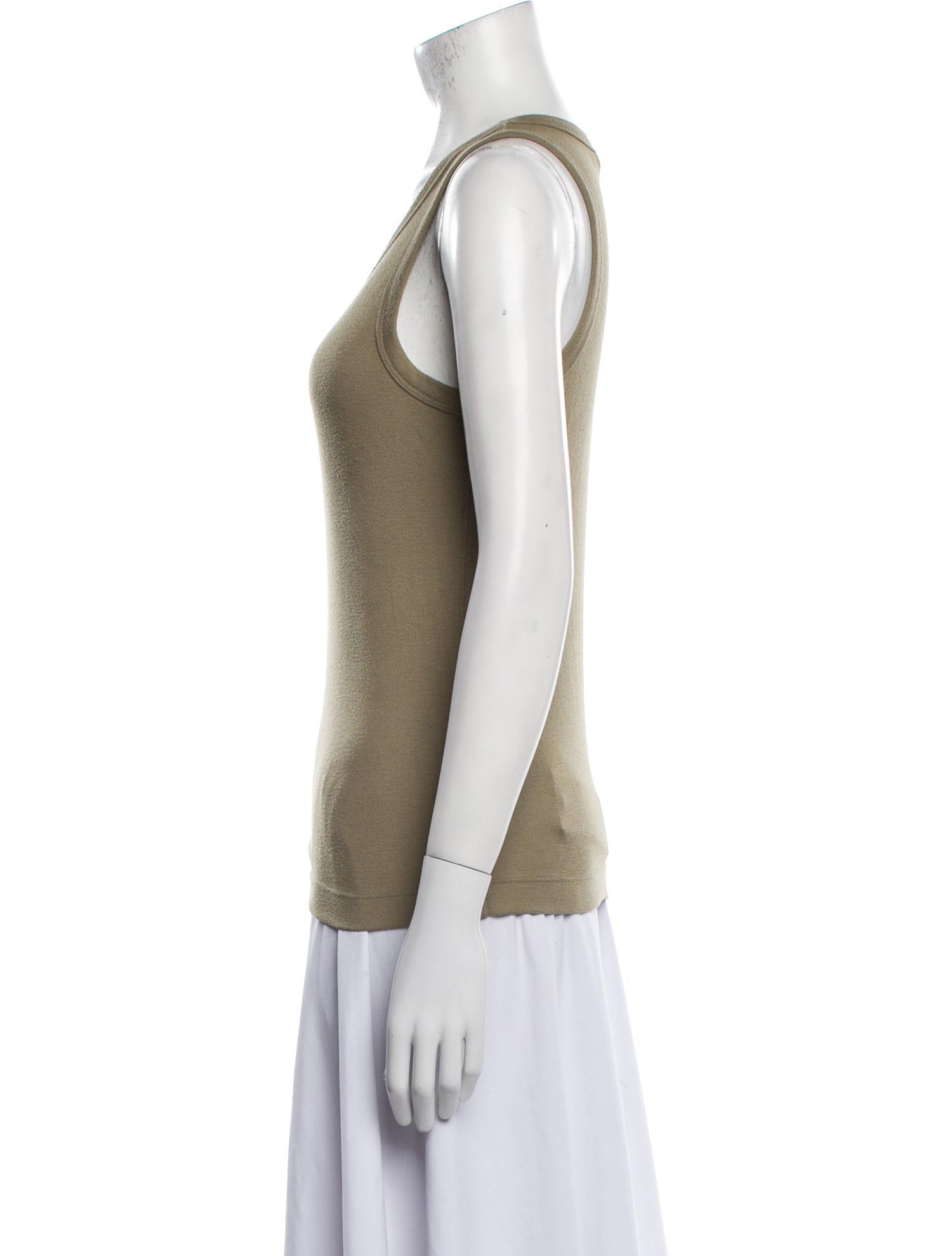 Mijeong Park Scoop Neck Sleeveless Top