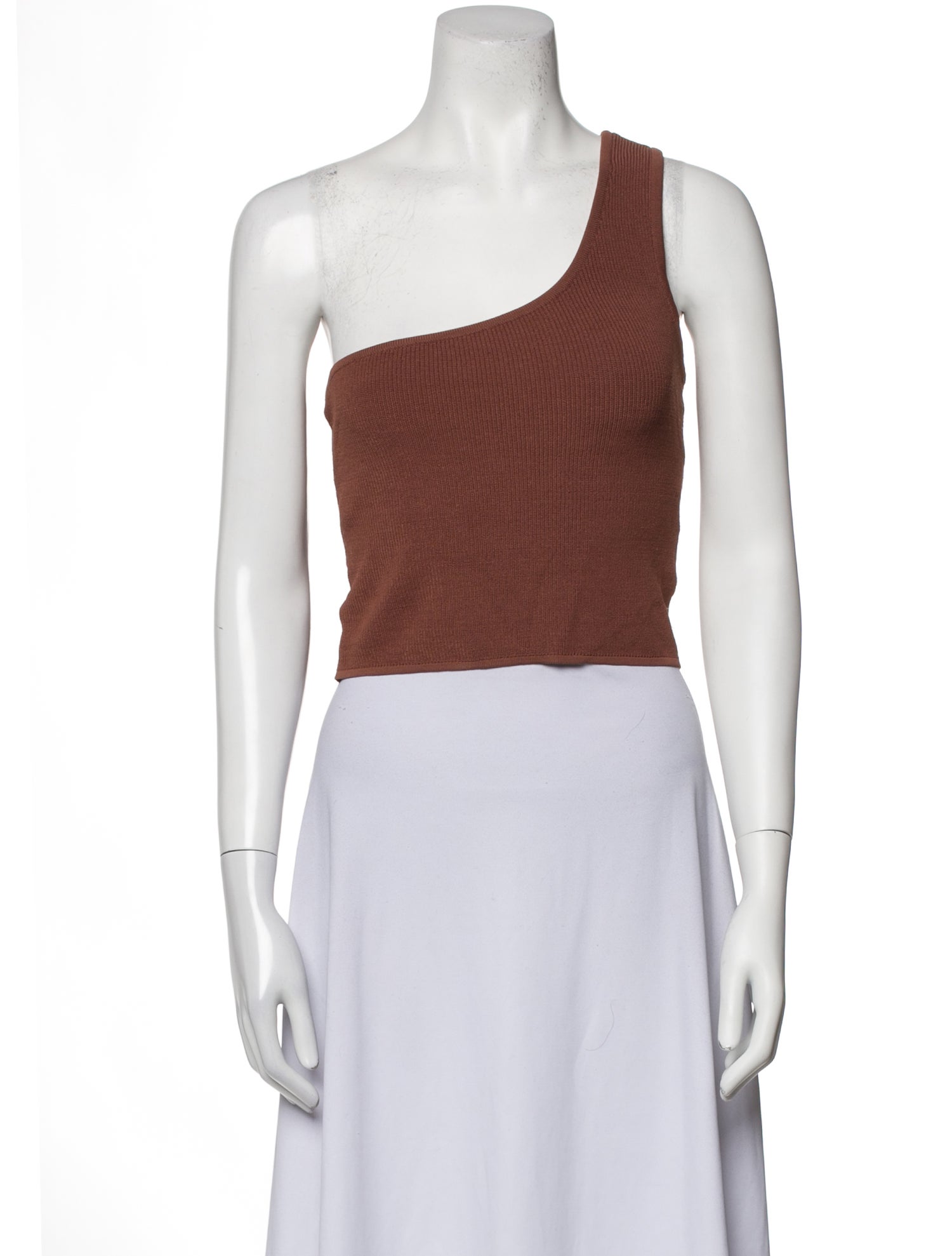 Mijeong Park One-Shoulder Sleeveless Crop Top