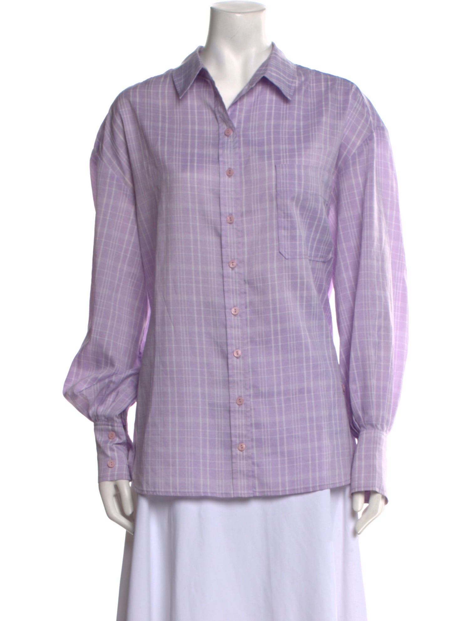 Mijeong Park Long Sleeve Button-Up Top