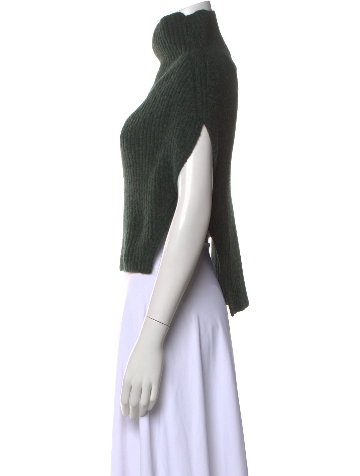 Mijeong Park Nylon Turtleneck Sweater