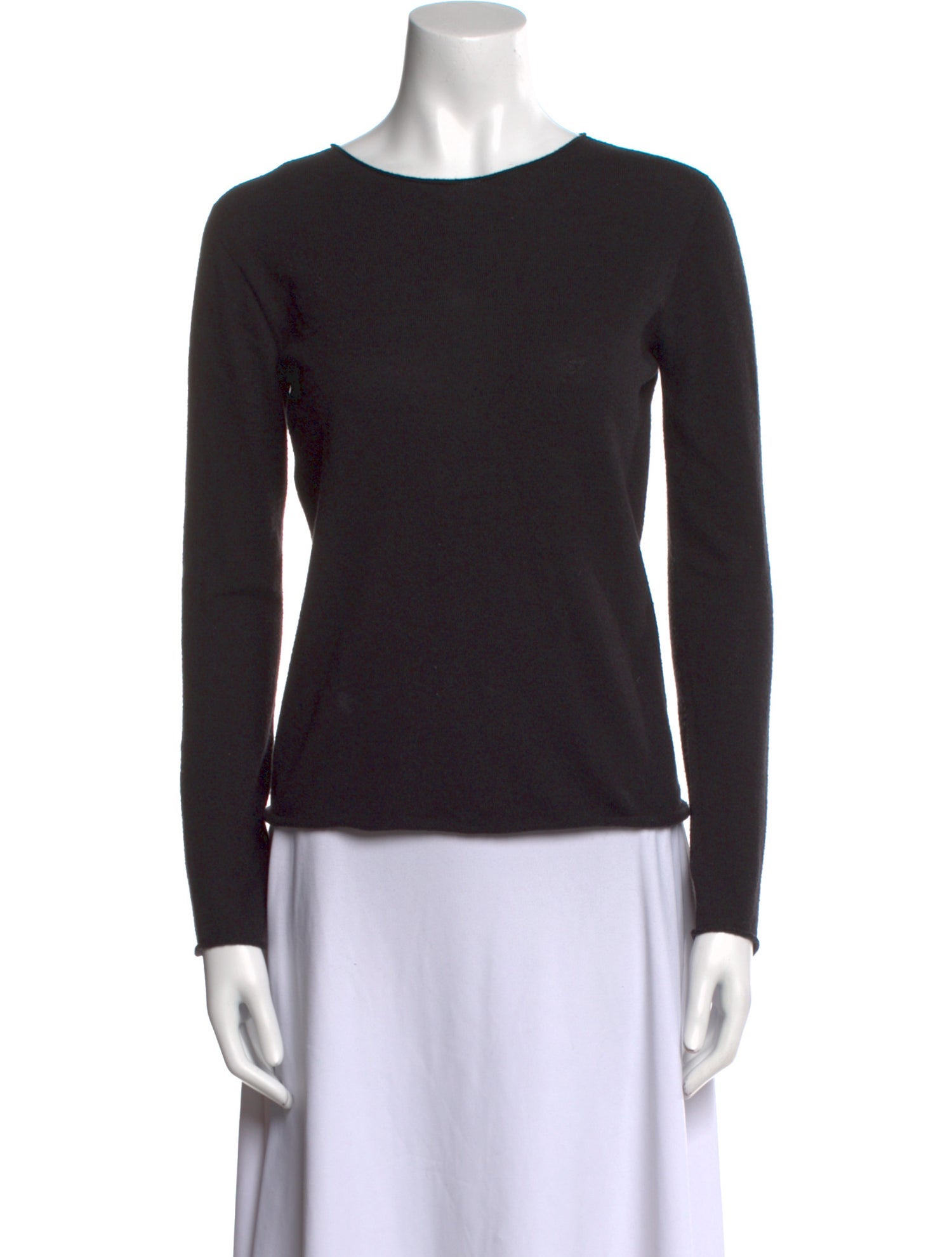 Mijeong Park Nylon Bateau Neckline Sweater