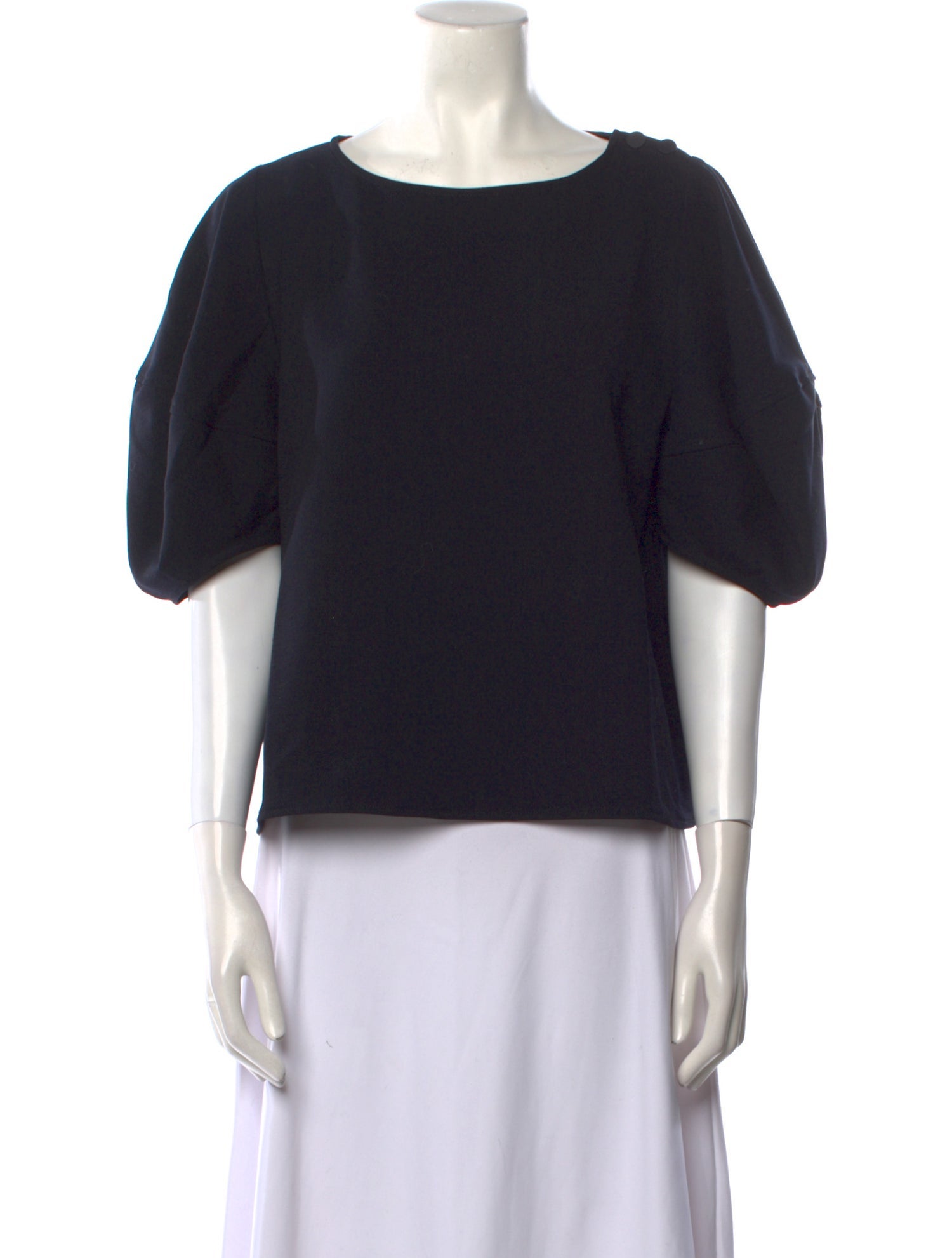 Mijeong Park Bateau Neckline Short Sleeve Top w/ Tags