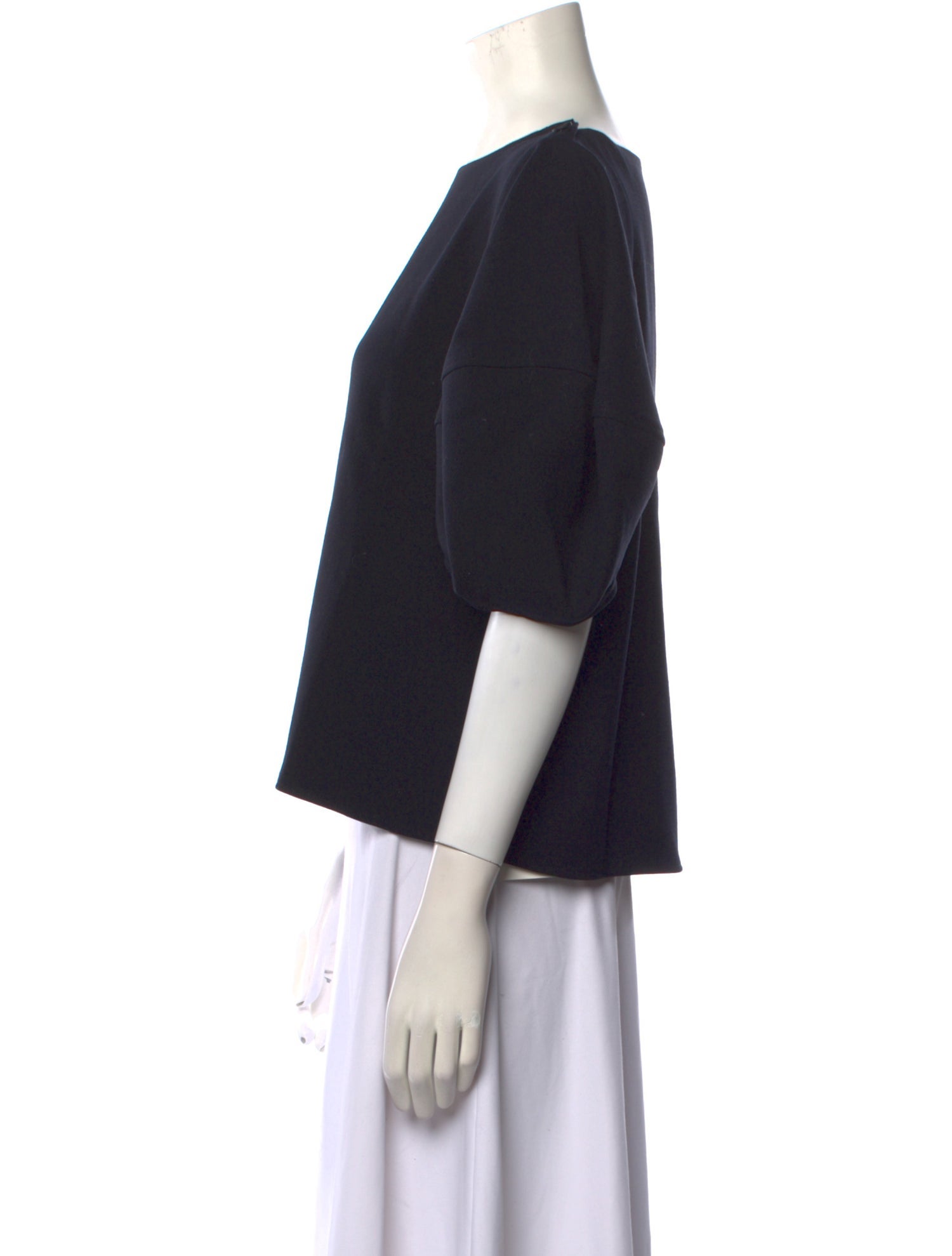 Mijeong Park Bateau Neckline Short Sleeve Top w/ Tags