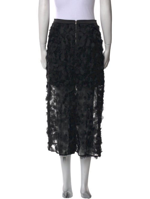 Mijeong Park Lace Pattern Midi Length Skirt