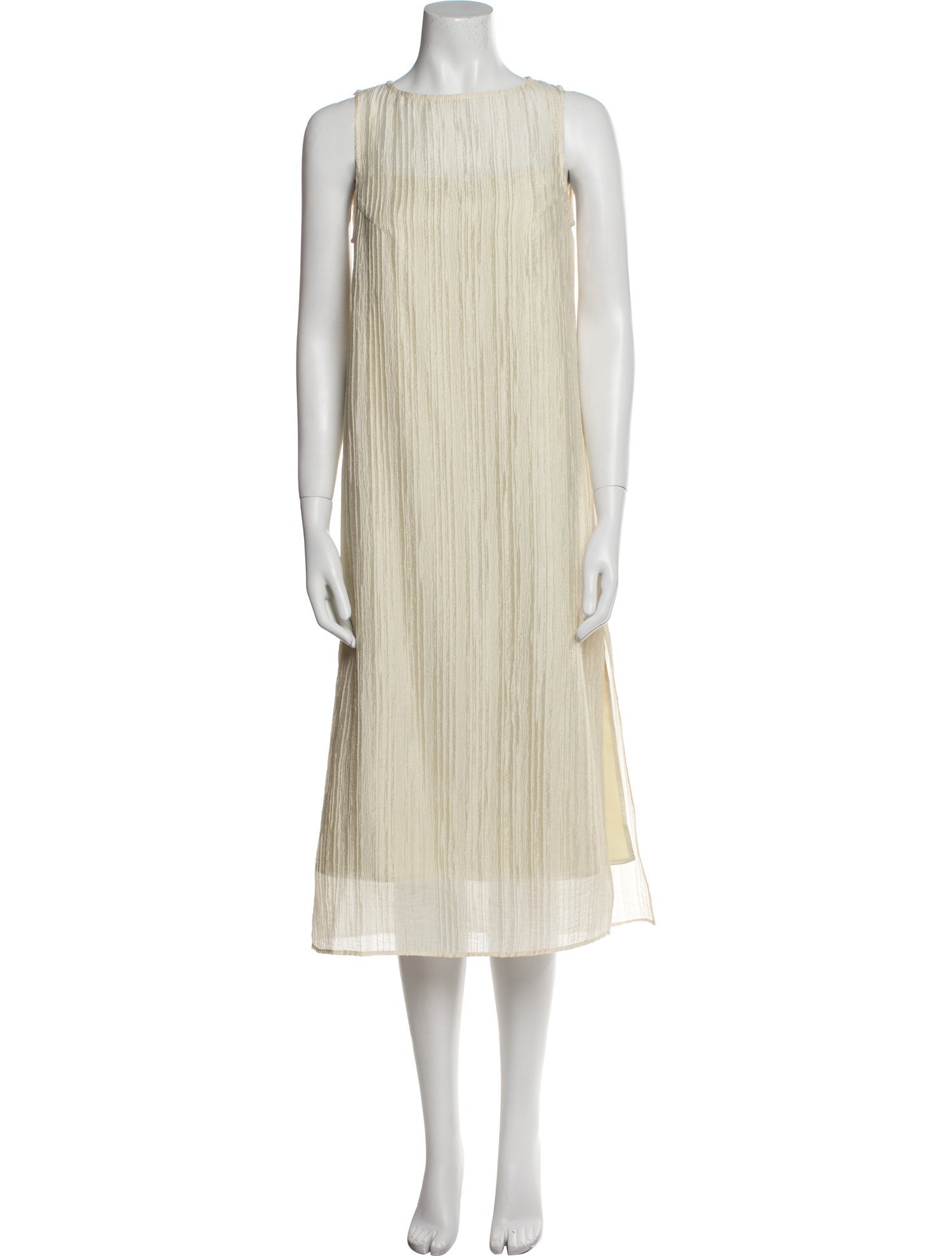 Mijeong Park Bateau Neckline Long Dress