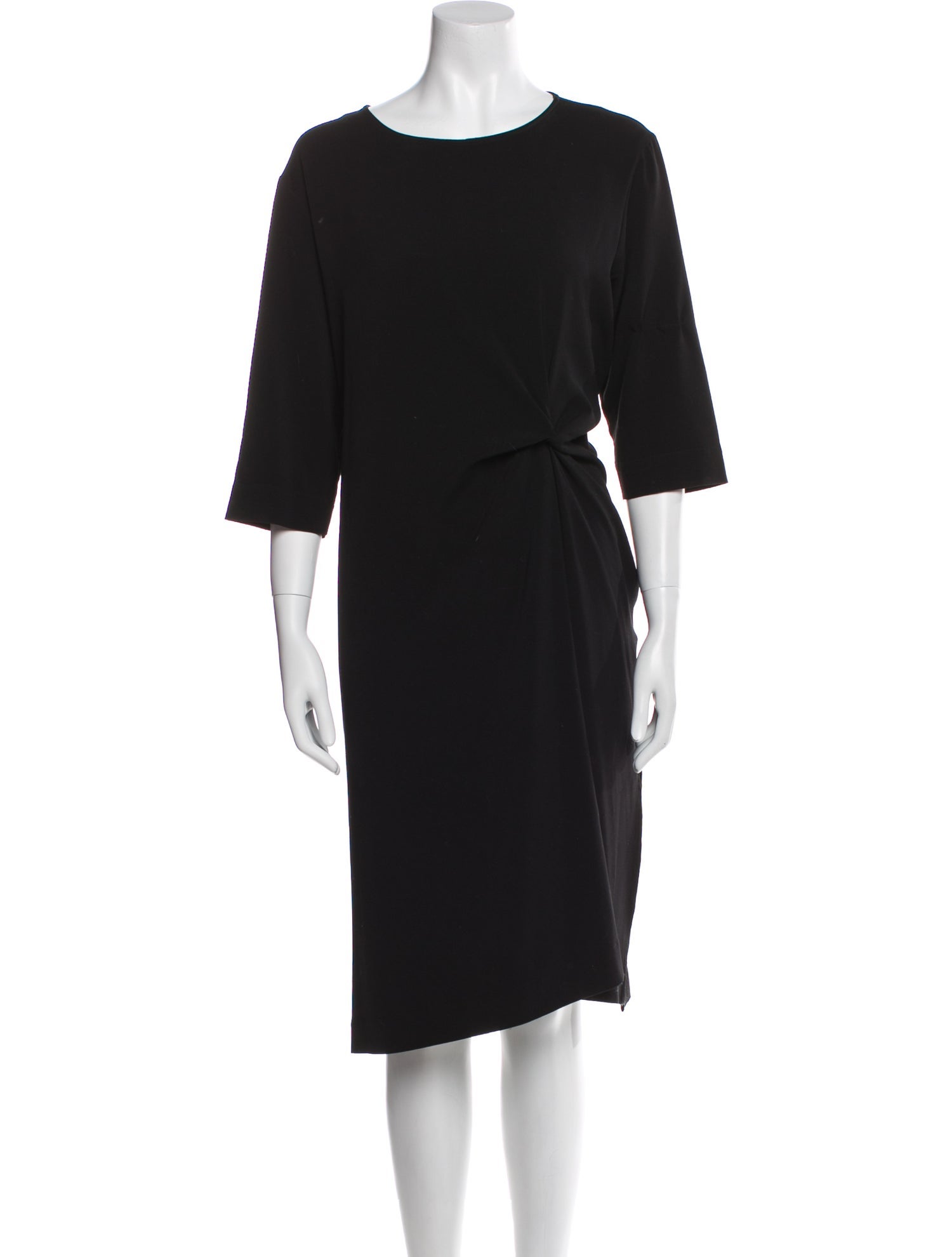 Mijeong Park Bateau Neckline Knee-Length Dress