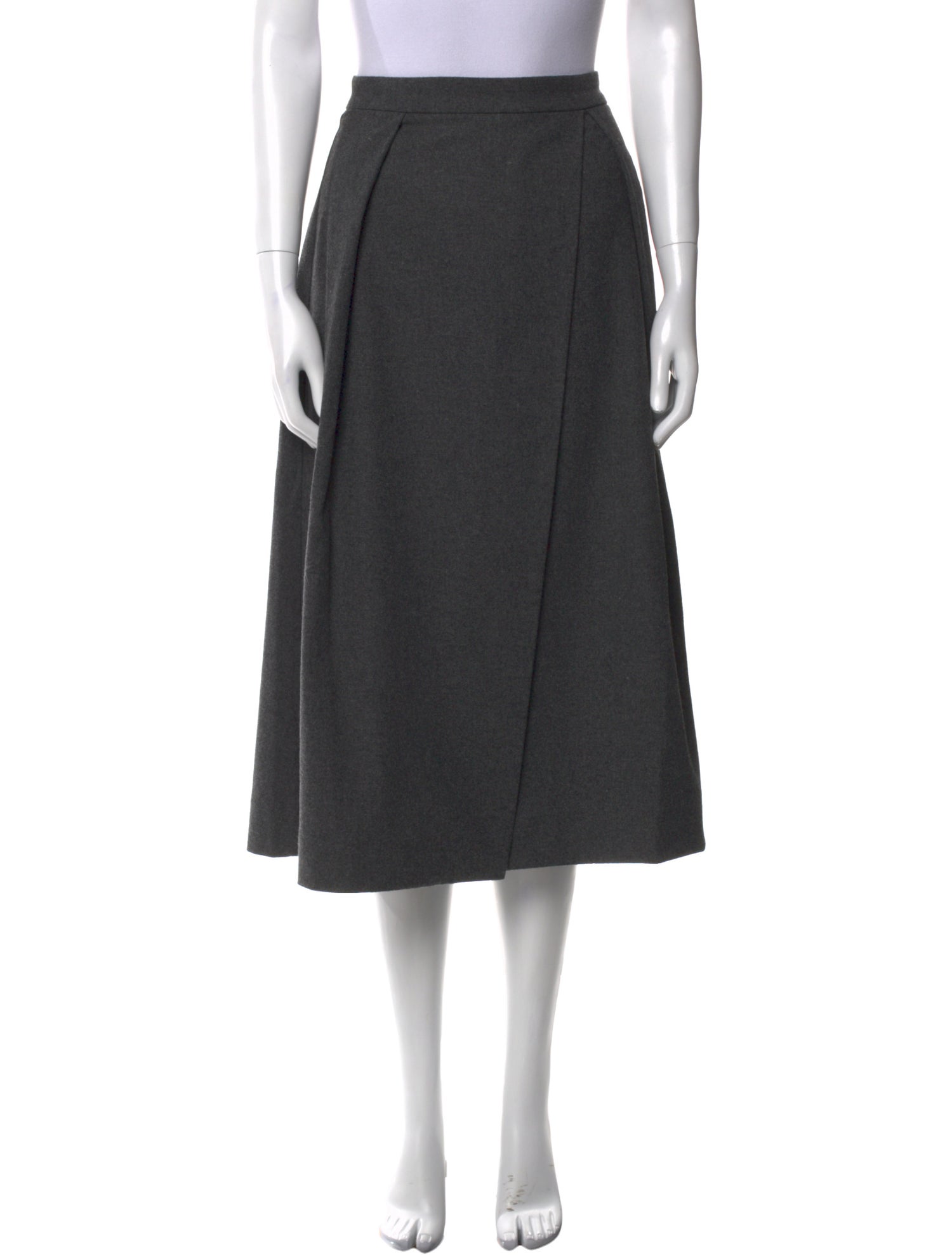 Mijeong Park Wool Midi Length Skirt