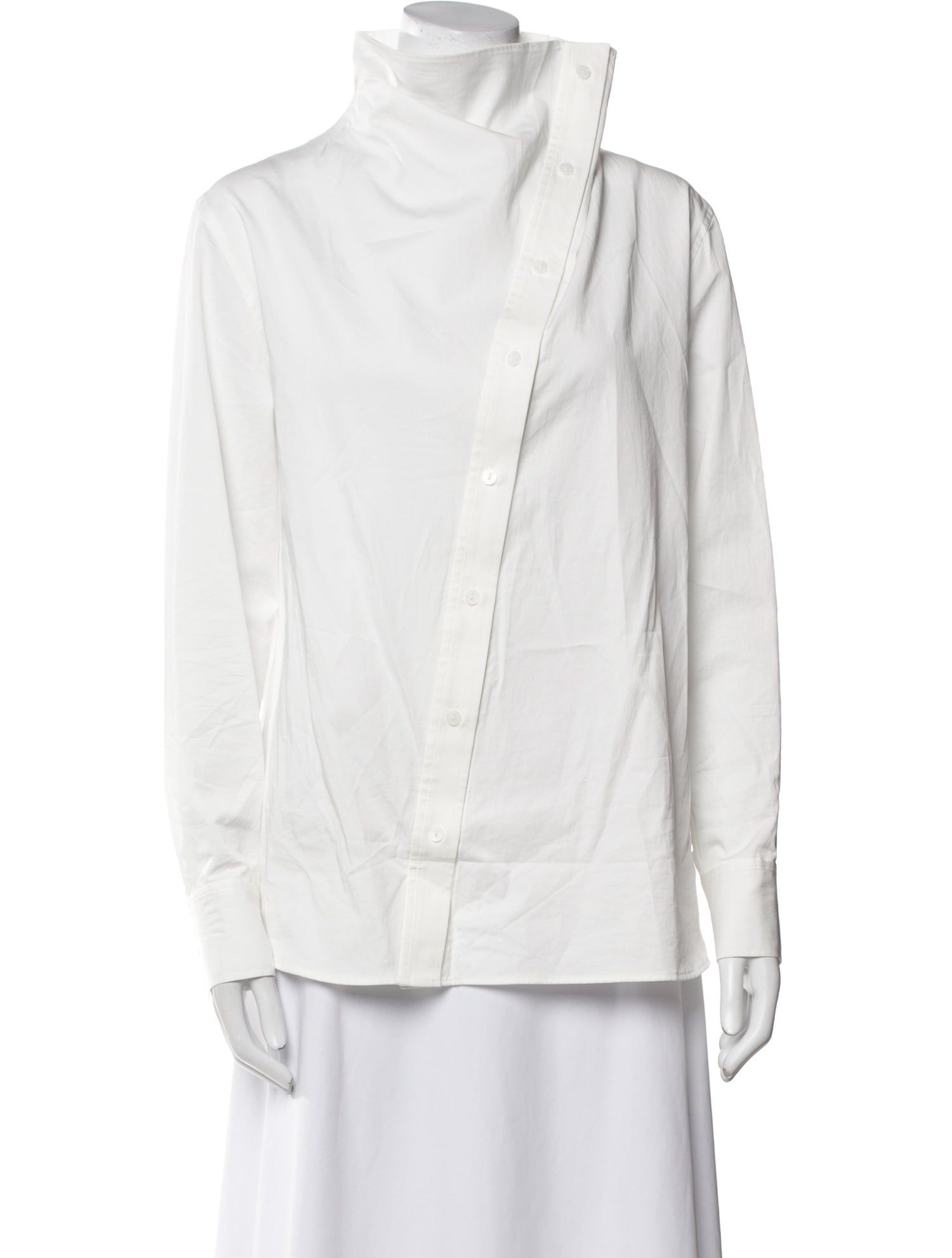 Mijeong Park Cowl Neck Long Sleeve Tunic