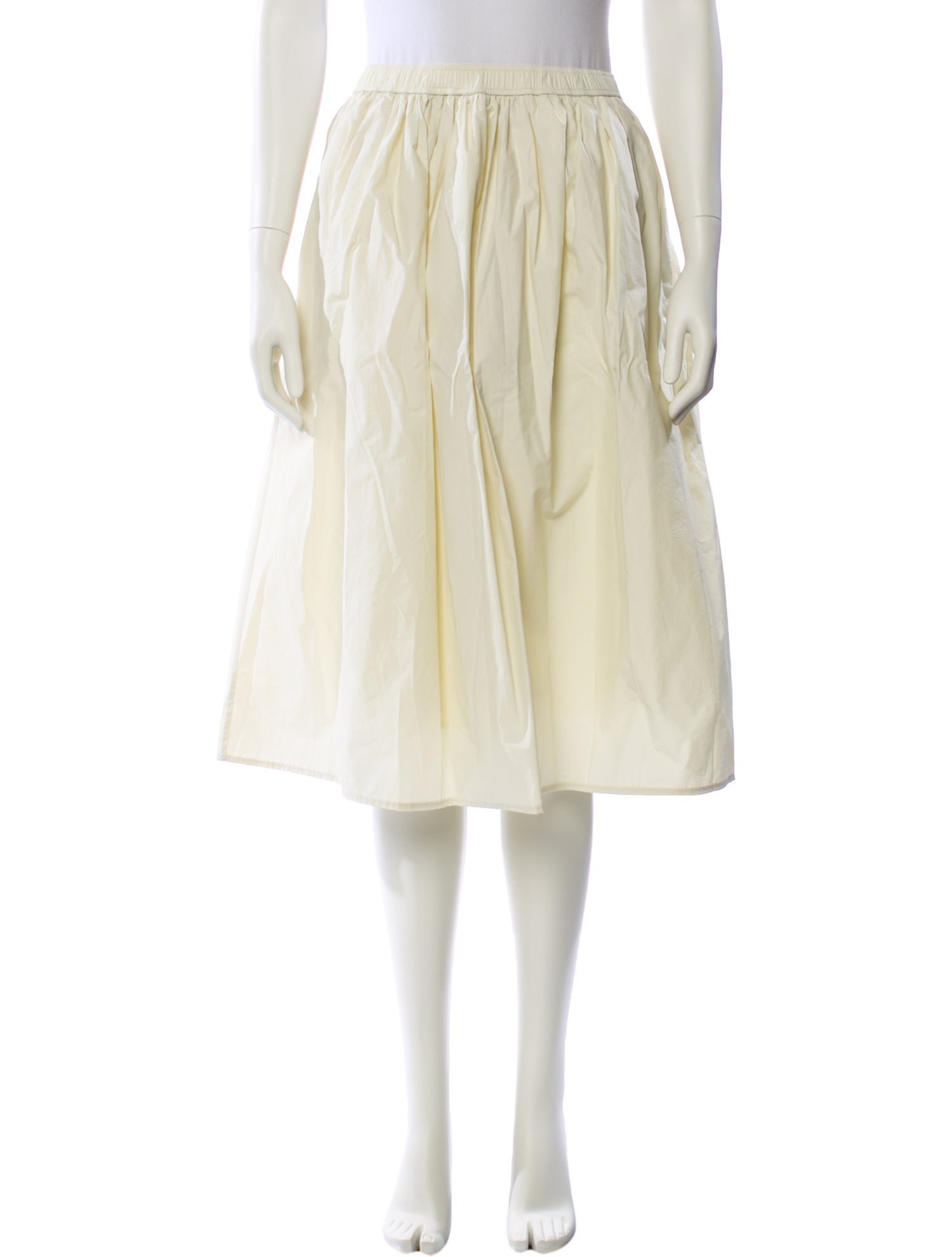 Mijeong Park Pleated Accents Knee-Length Skirt w/ Tags