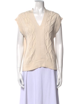 MÉLISSA NEPTON V-Neck Short Sleeve Top