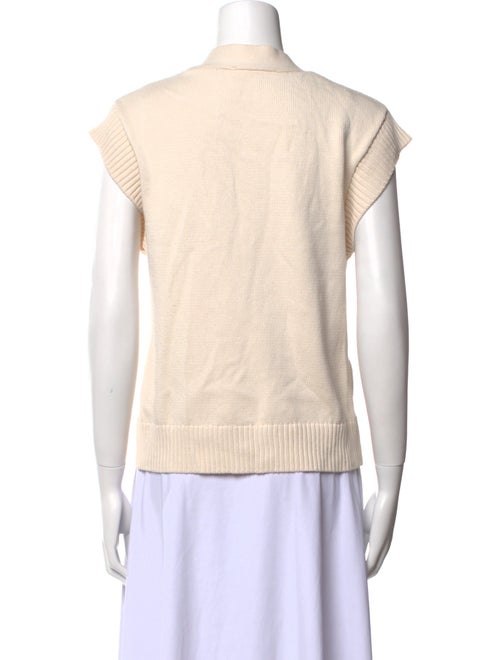 MÉLISSA NEPTON V-Neck Short Sleeve Top