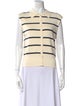 MÉLISSA NEPTON Striped Short Sleeve Top