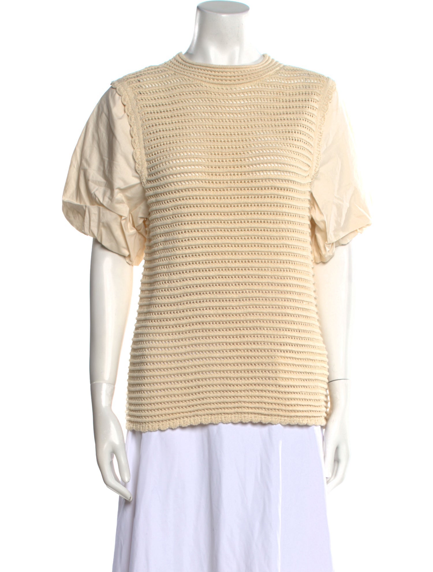 MÉLISSA NEPTON Mock Neck Sweater