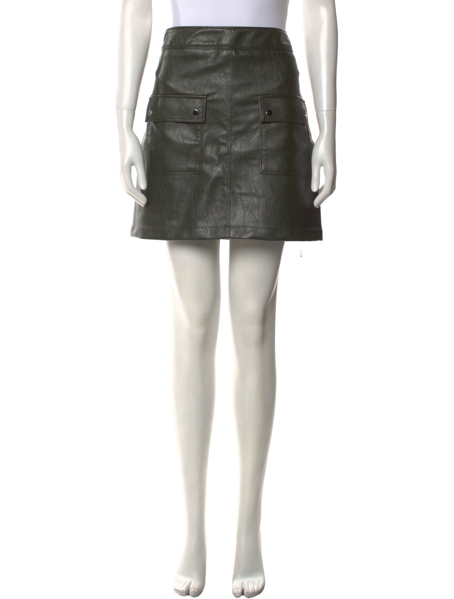 MÉLISSA NEPTON Leather Mini Skirt