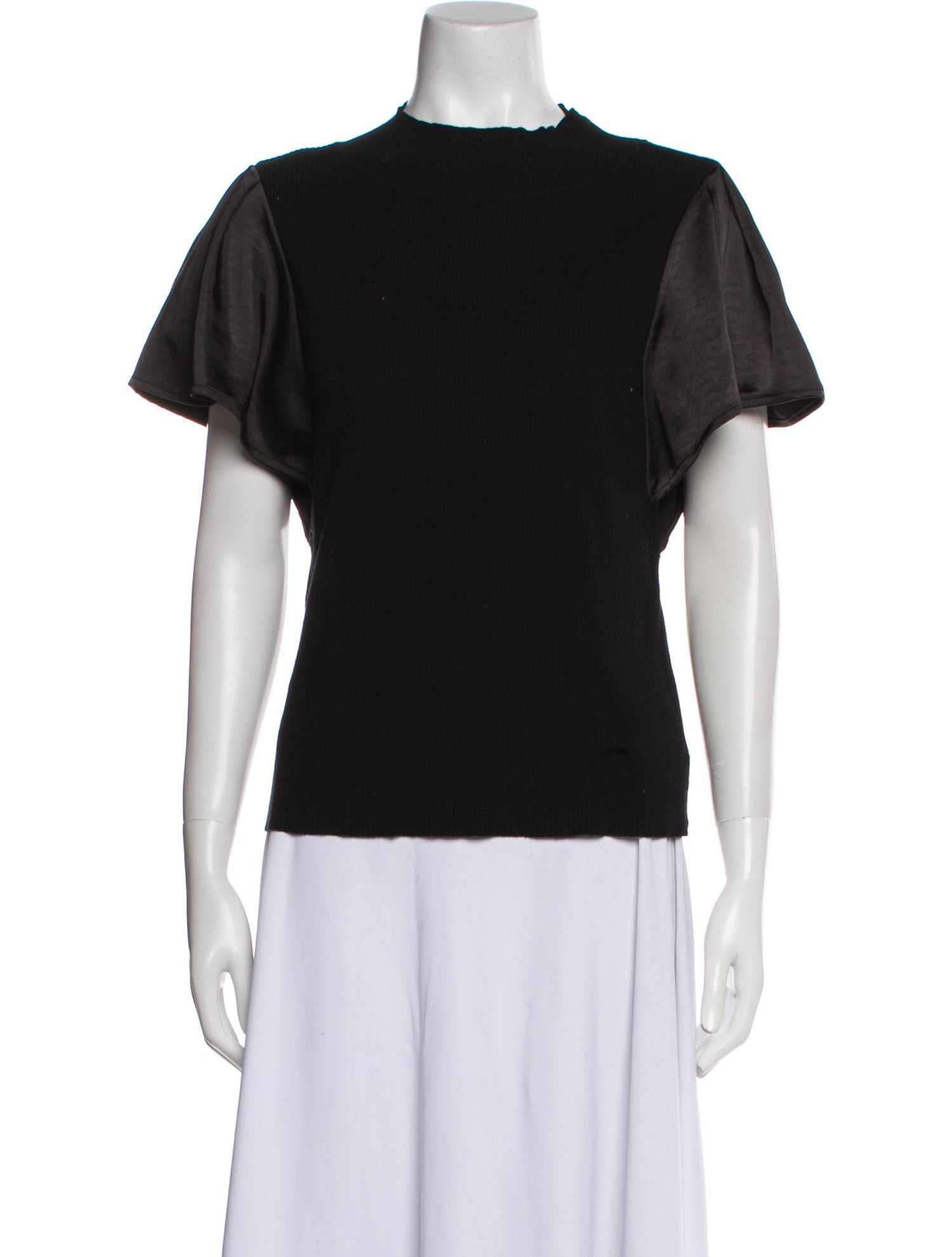 MÉLISSA NEPTON Mock Neck Sweater