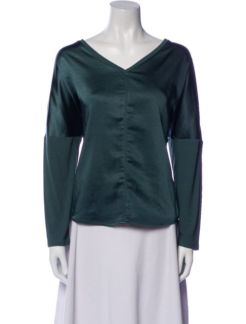 MÉLISSA NEPTON V-Neck Long Sleeve Top