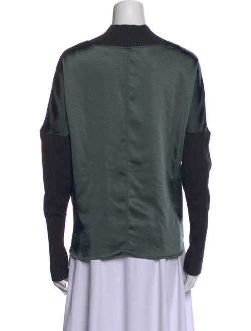 MÉLISSA NEPTON Mock Neck Long Sleeve Sweatshirt