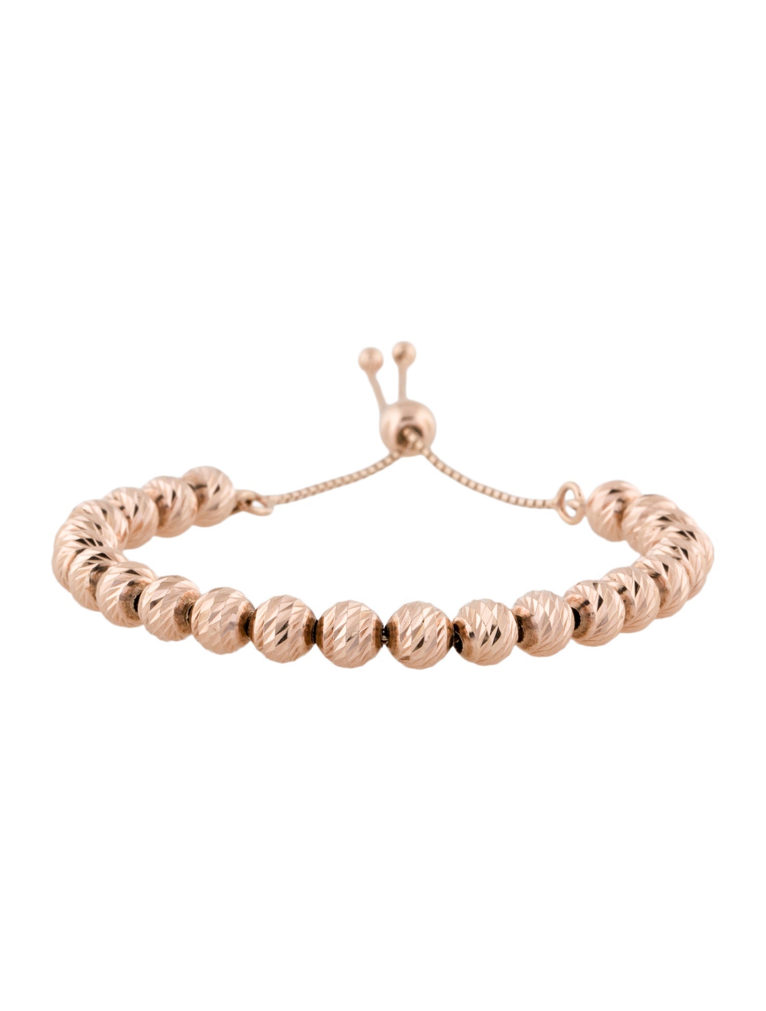 Milor Textured Bead Adjustable Bracelet