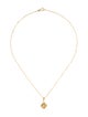 Milor 14K Knot Pendant Necklace
