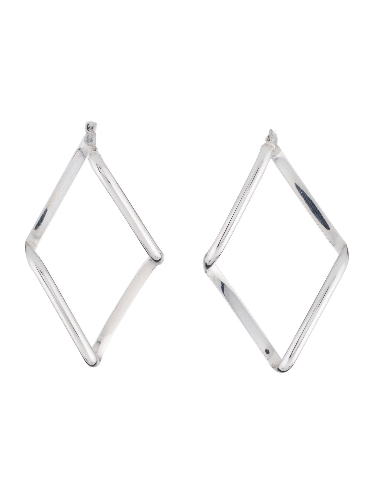 Milor 14K 3D Hoop Earrings