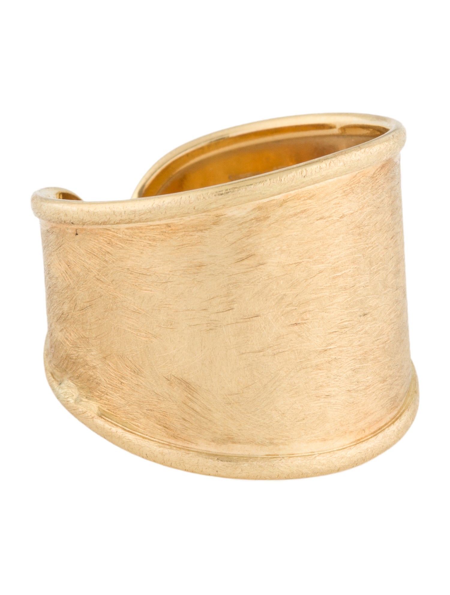 Milor 18kt Brushed Gold Band