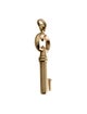 Milor 14K Heart Key Pendant