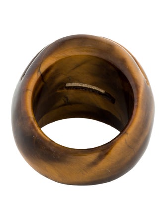 Milor 14K Tiger's Eye Cocktail Ring
