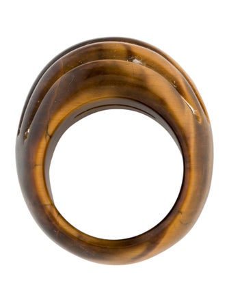 Milor 14K Tiger's Eye Cocktail Ring