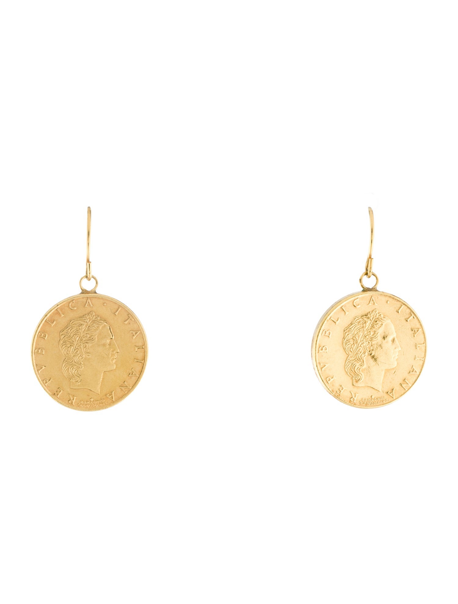 Milor Coin Drop Earrings