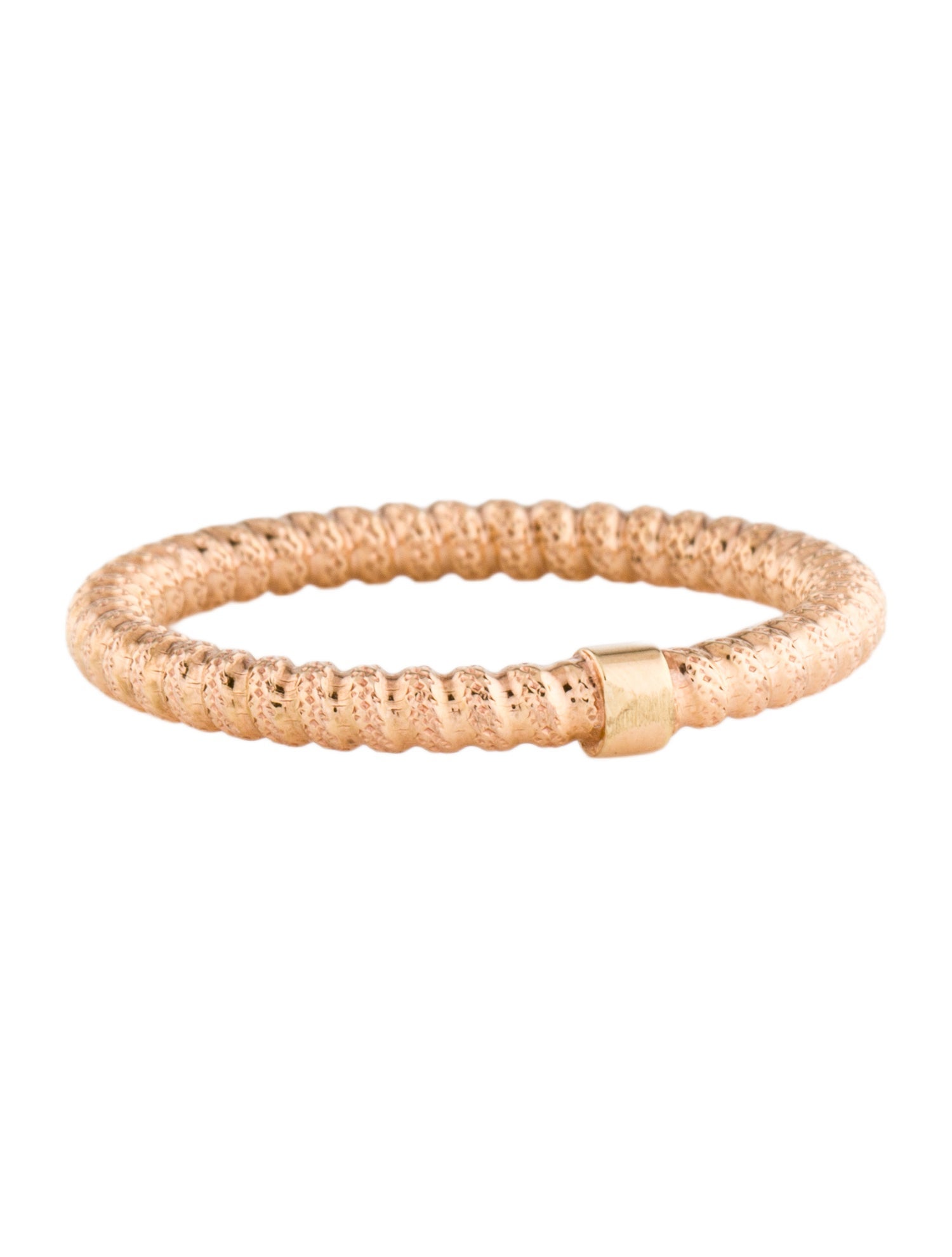 Milor 18K Rope Band Ring
