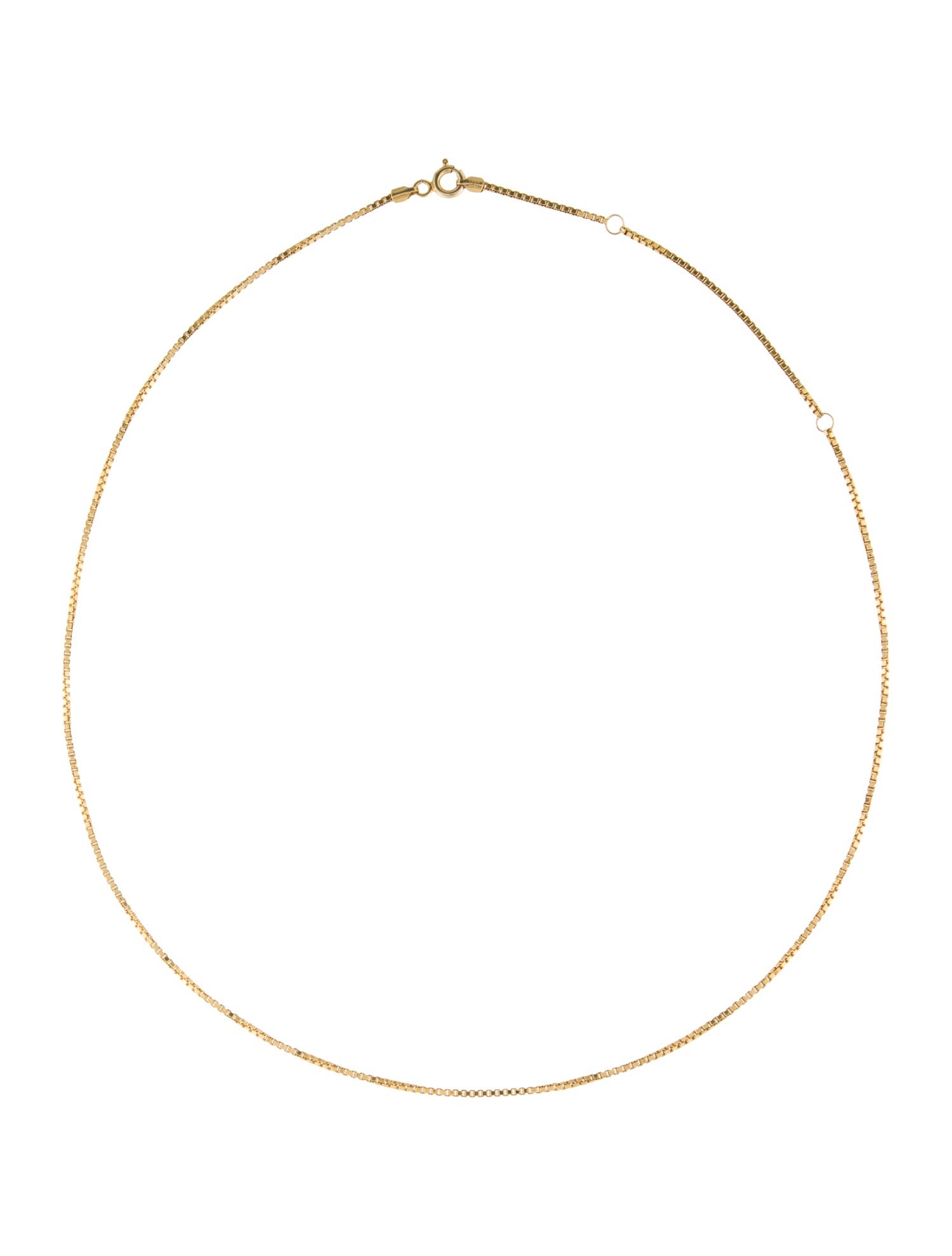 Milor 14K Box Chain Link Necklace
