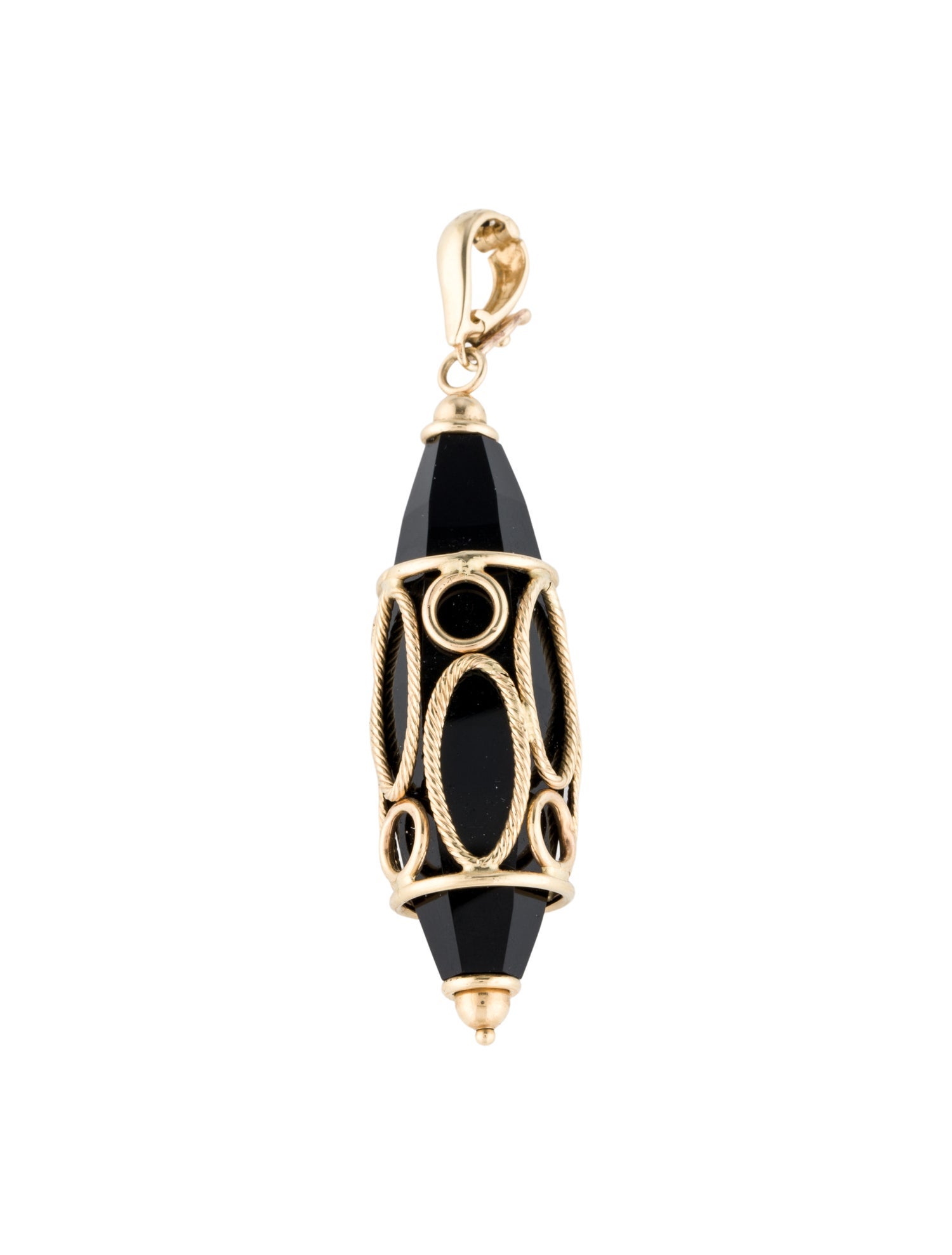 Milor 14K Onyx Pendant