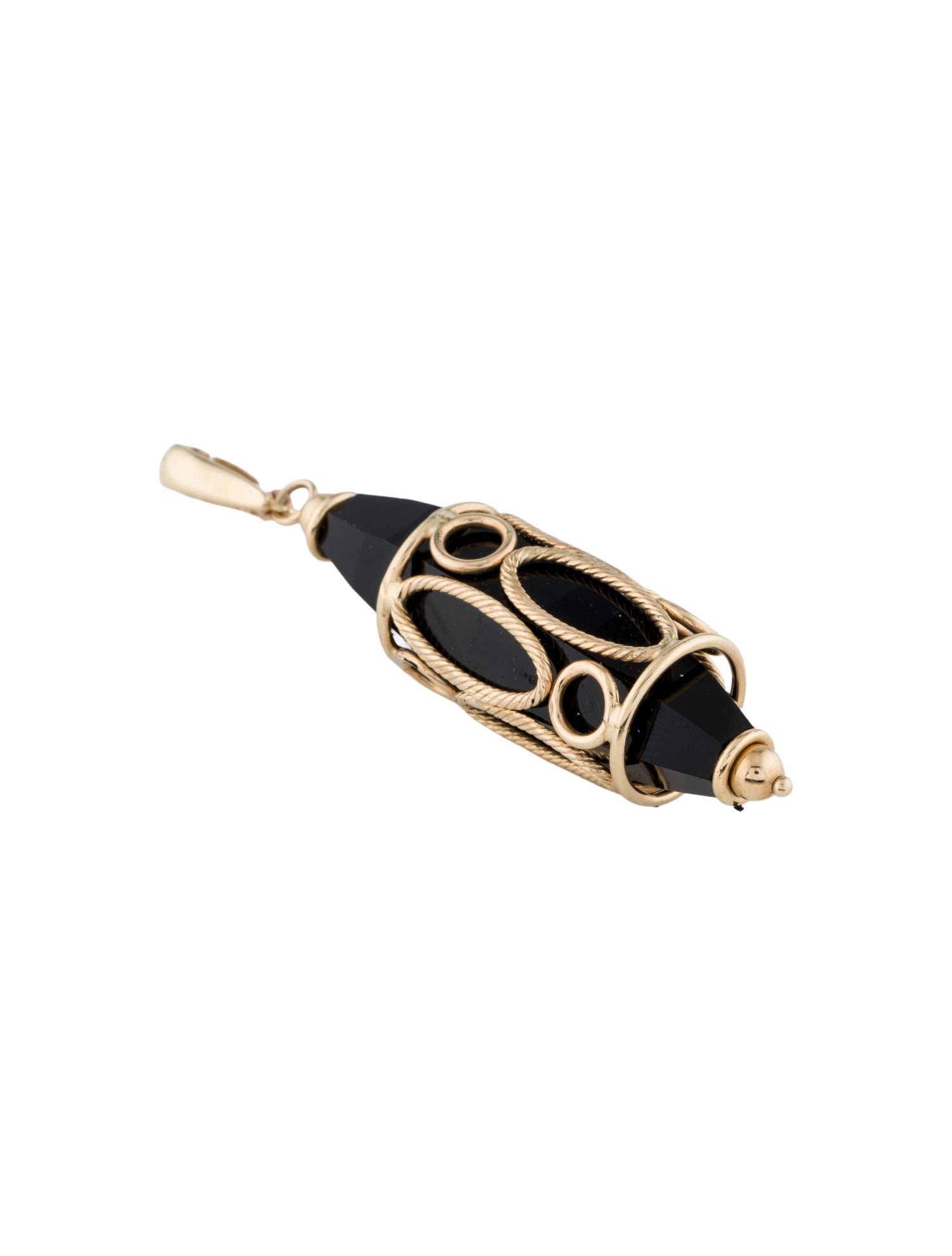 Milor 14K Onyx Pendant