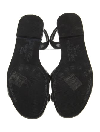 Melissa x Jeremy Scott Rubber Printed Slingback Sandals