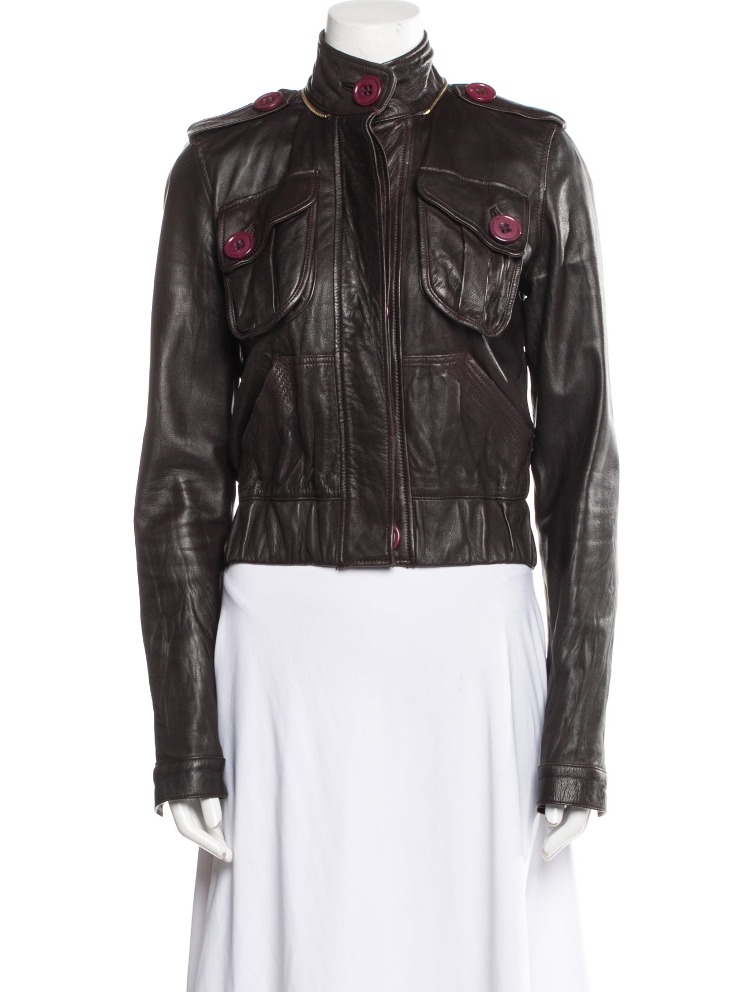 Mike & Chris Leather Biker Jacket