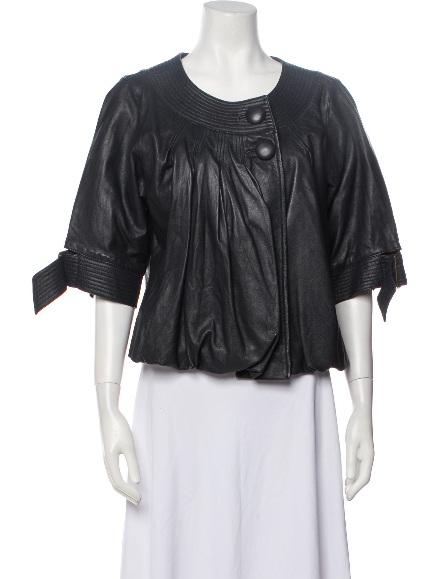 Mike & Chris Leather Evening Jacket