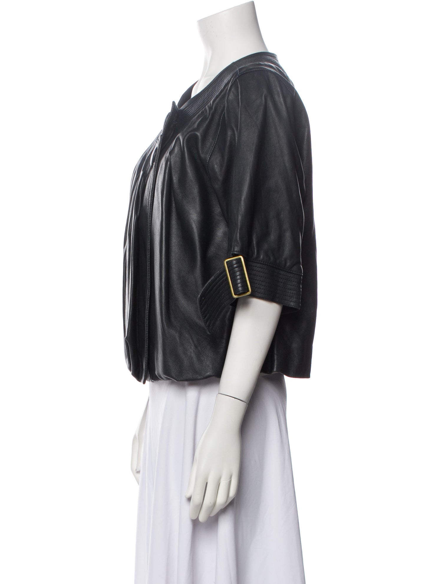 Mike & Chris Leather Evening Jacket