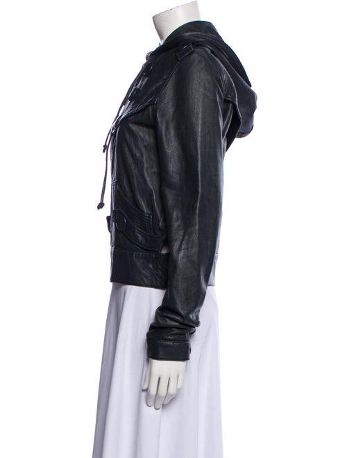 Mike & Chris Leather Bomber Jacket