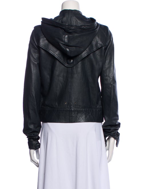 Mike & Chris Leather Bomber Jacket