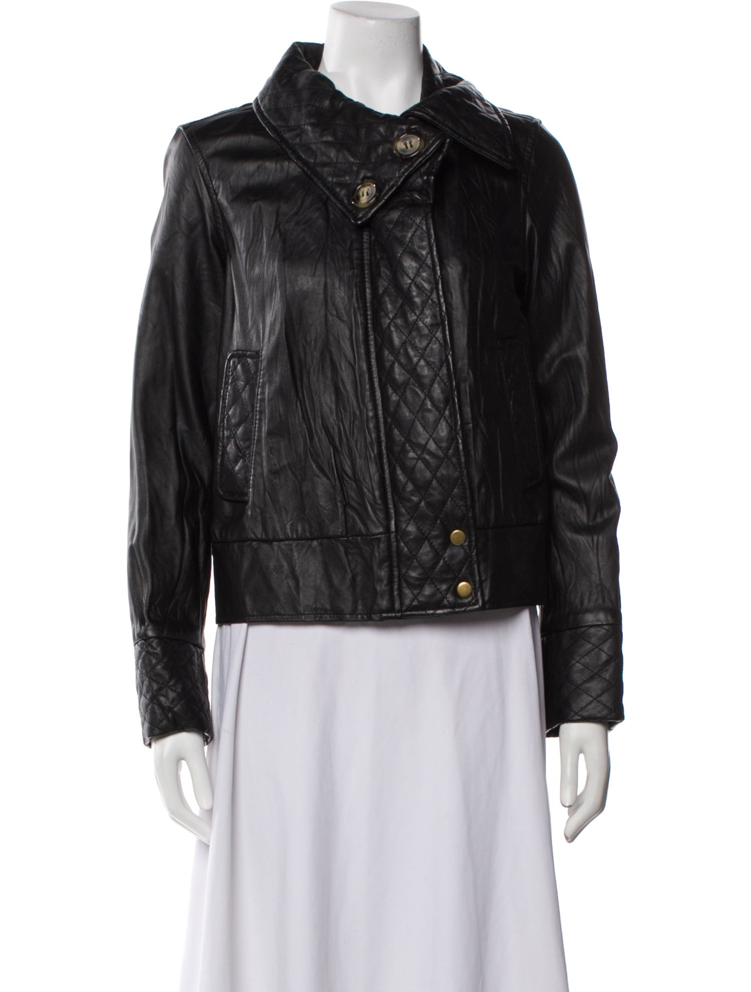 Mike & Chris Leather Biker Jacket