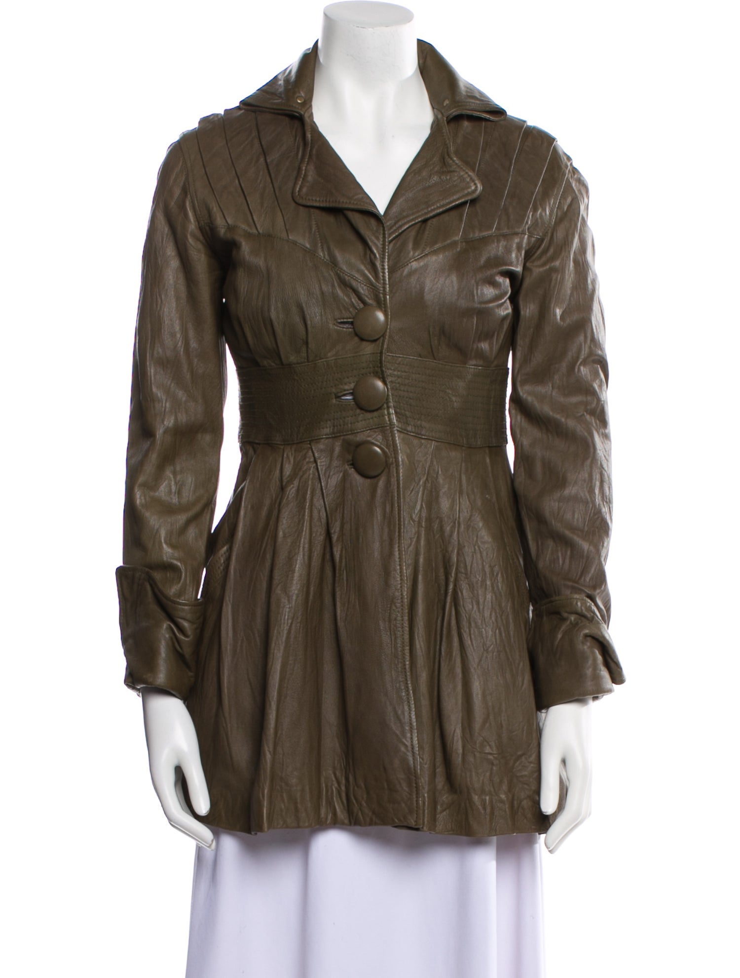 Mike & Chris Leather Coat
