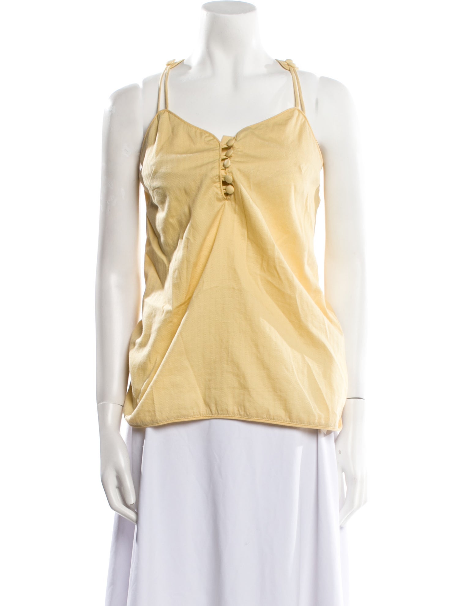 Mike & Chris V-Neck Sleeveless Blouse