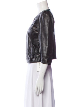 Mike & Chris Lamb Leather Evening Jacket