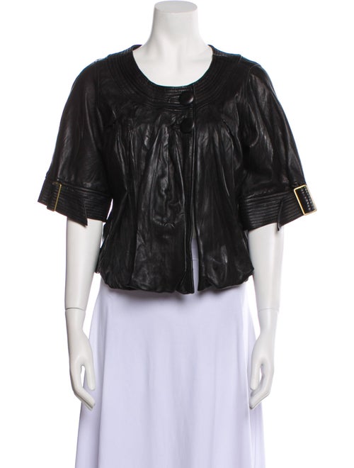 Mike & Chris Leather Evening Jacket