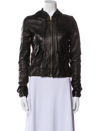 Mike & Chris Leather Biker Jacket