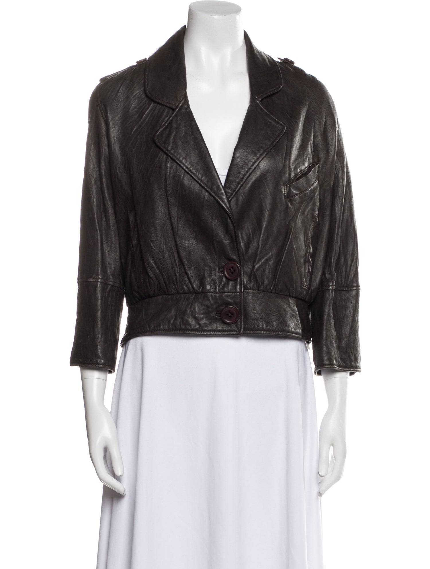 Mike & Chris Leather Biker Jacket